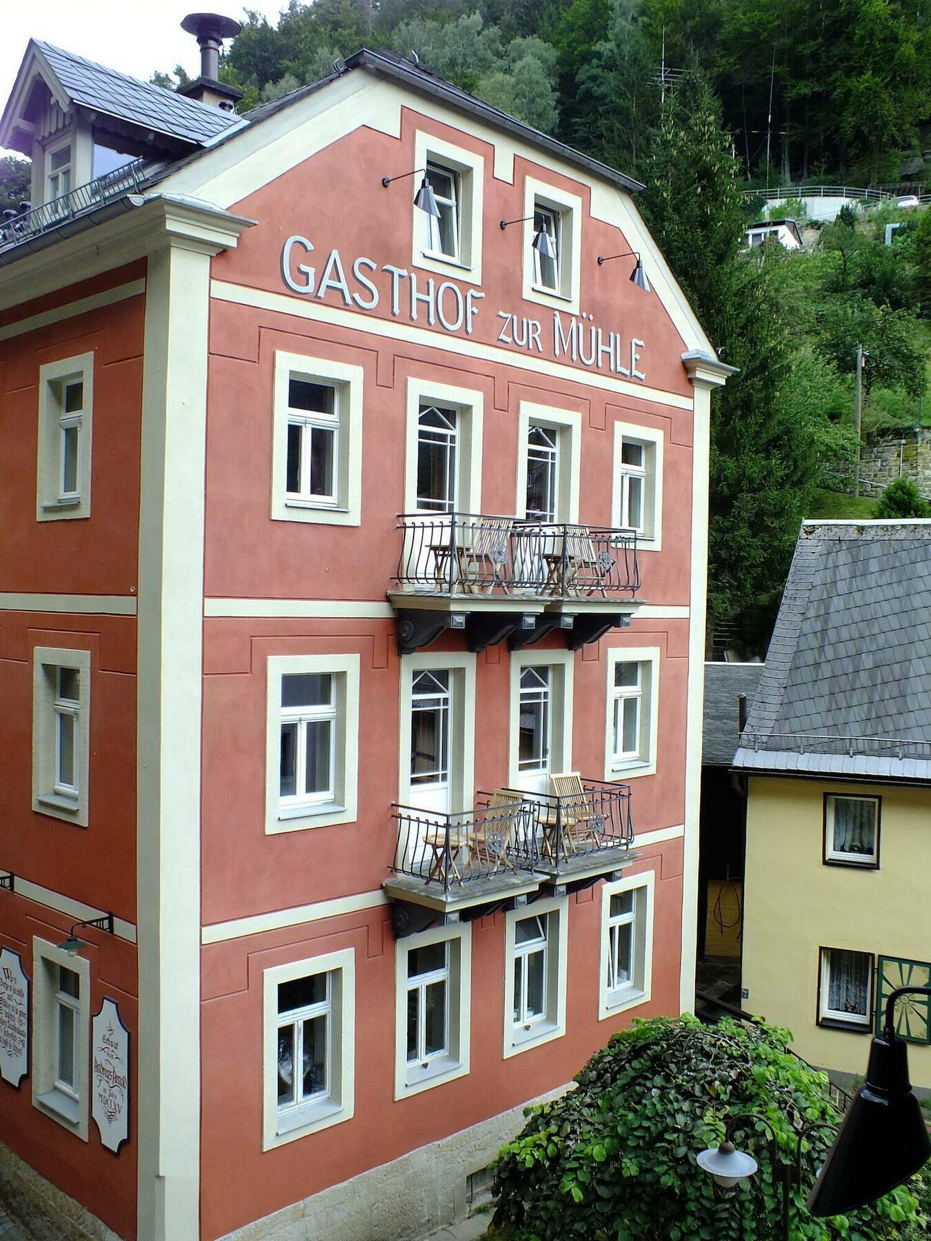 Hotel Zur Mühle Bad Schandau Exterior foto